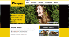 Desktop Screenshot of holzbau-lengauer.at